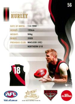 2021 Select Optimum #56 Michael Hurley Back